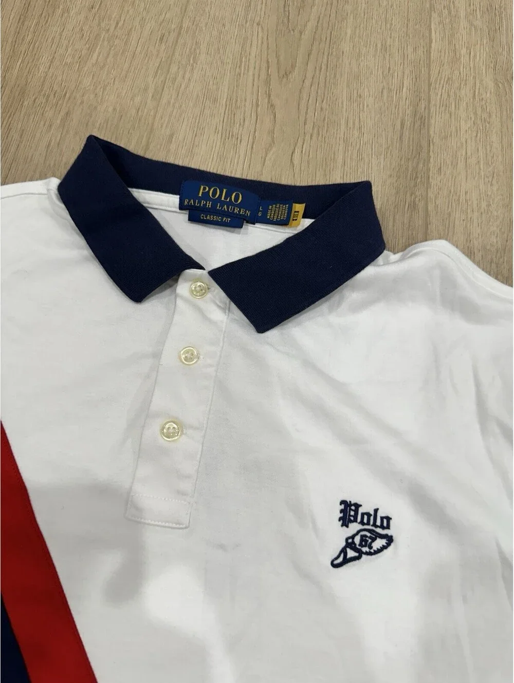 Polo Ralph Lauren Men's Classic Fit Soft Cotton Polo Shirt Large P Wing